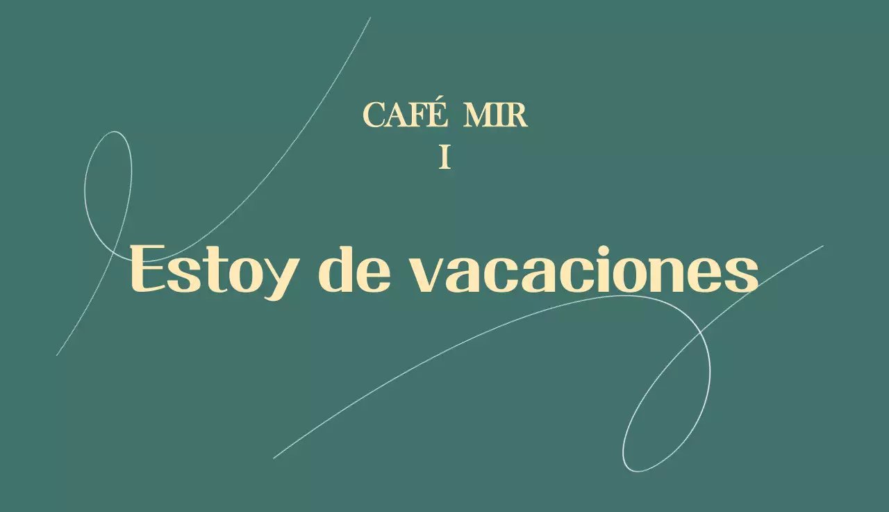 Un moderno calendario de cafeterías con recomendaciones para la bebida del mes
