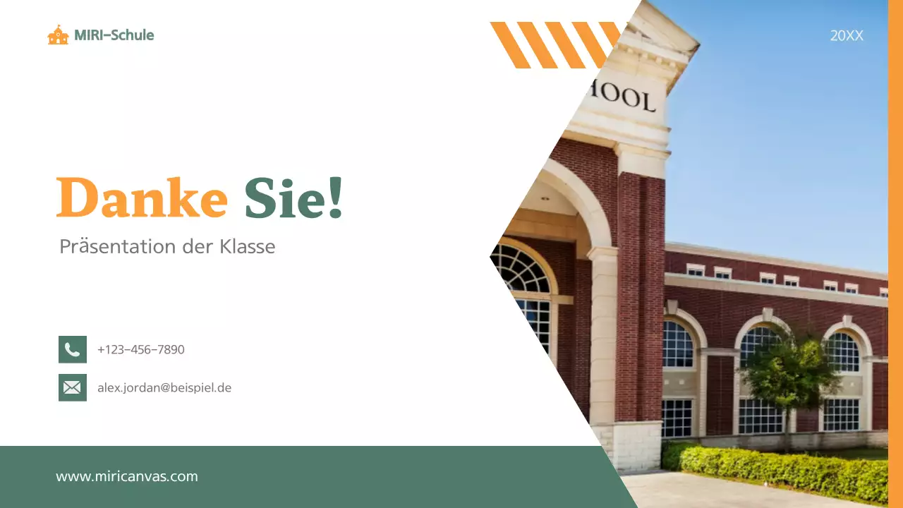 grüner moderner Unterricht