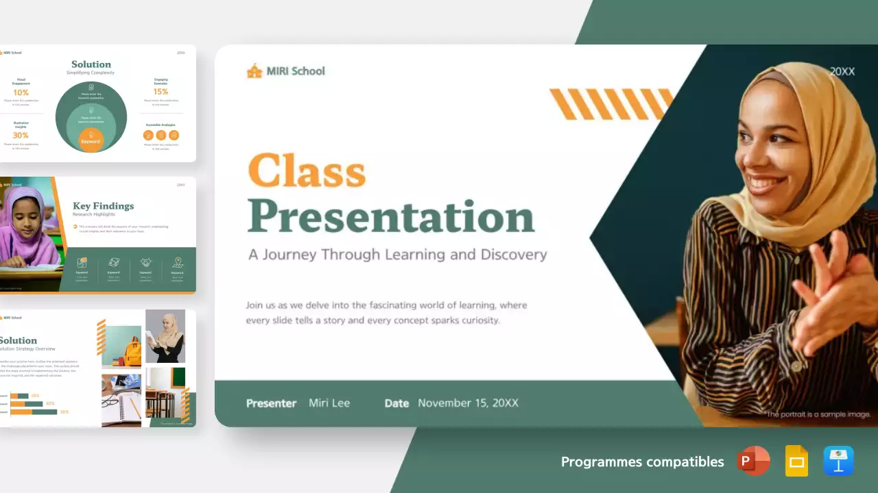 classe d'éducation verte moderne