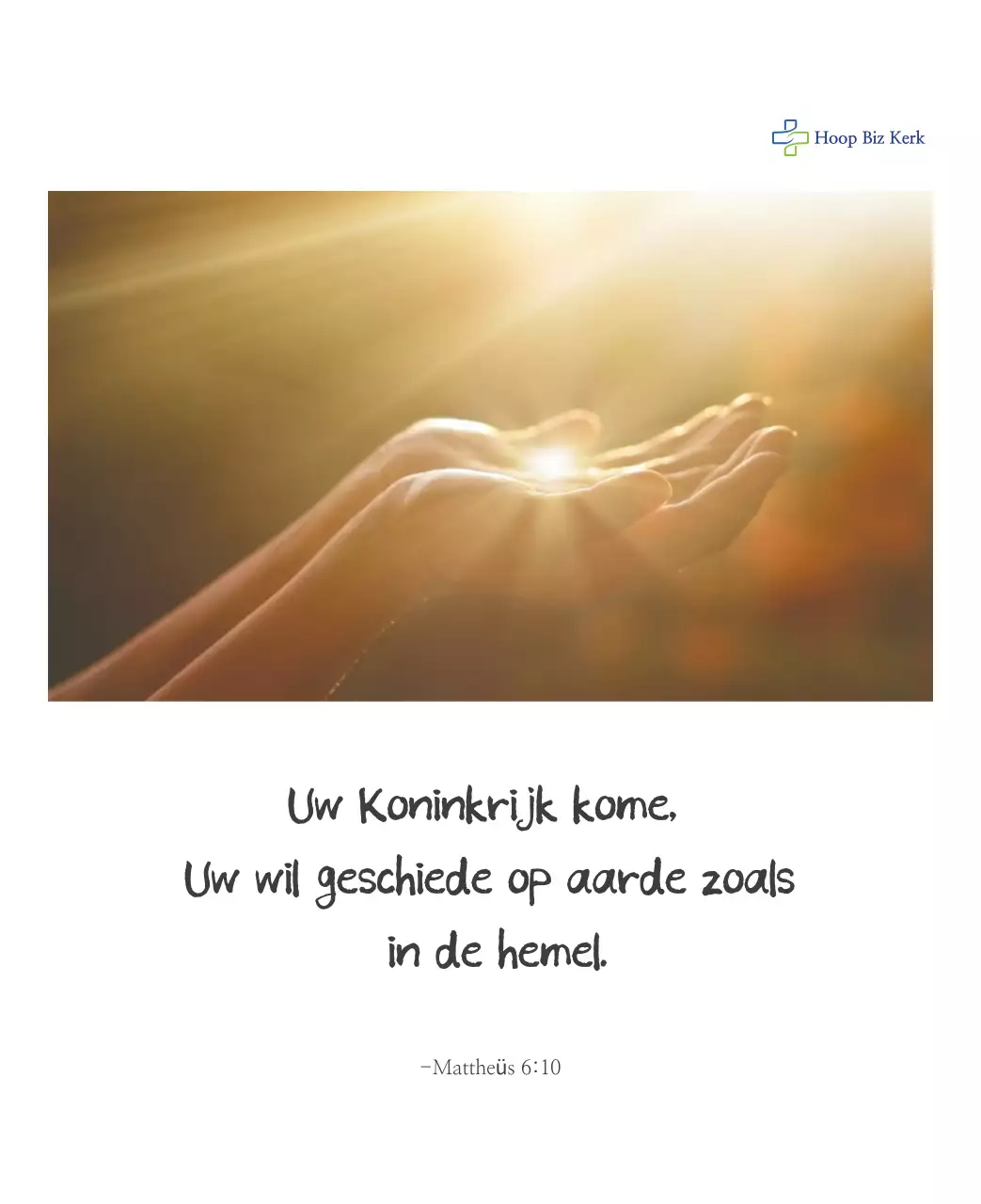 Eenvoudige kalligrafie Bijbel Kerk Promotie