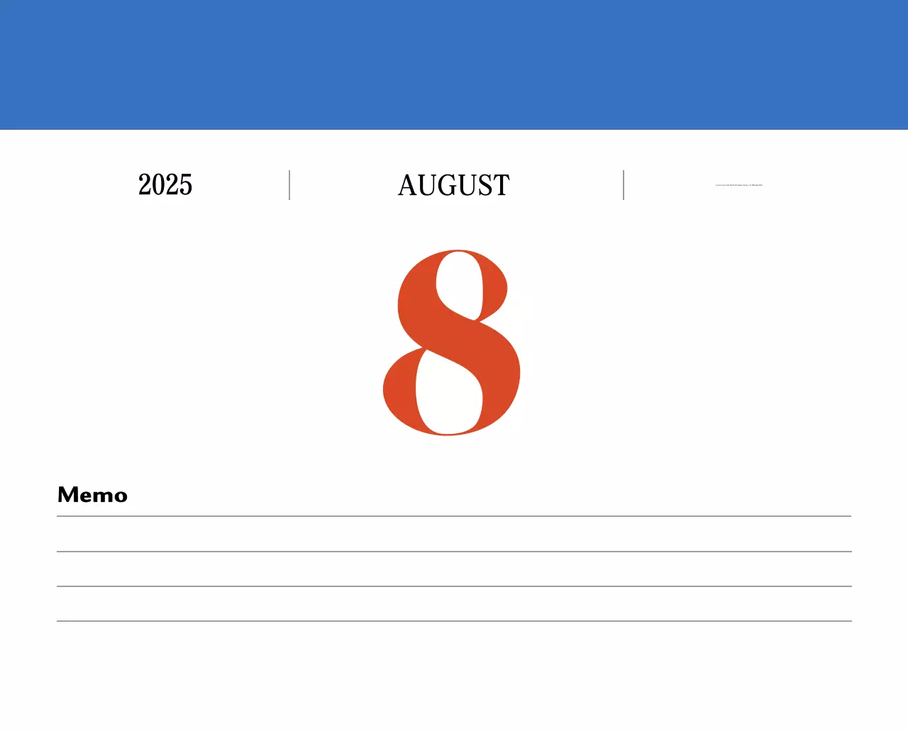 Retro-Konzept Erinnerungskalender in rot