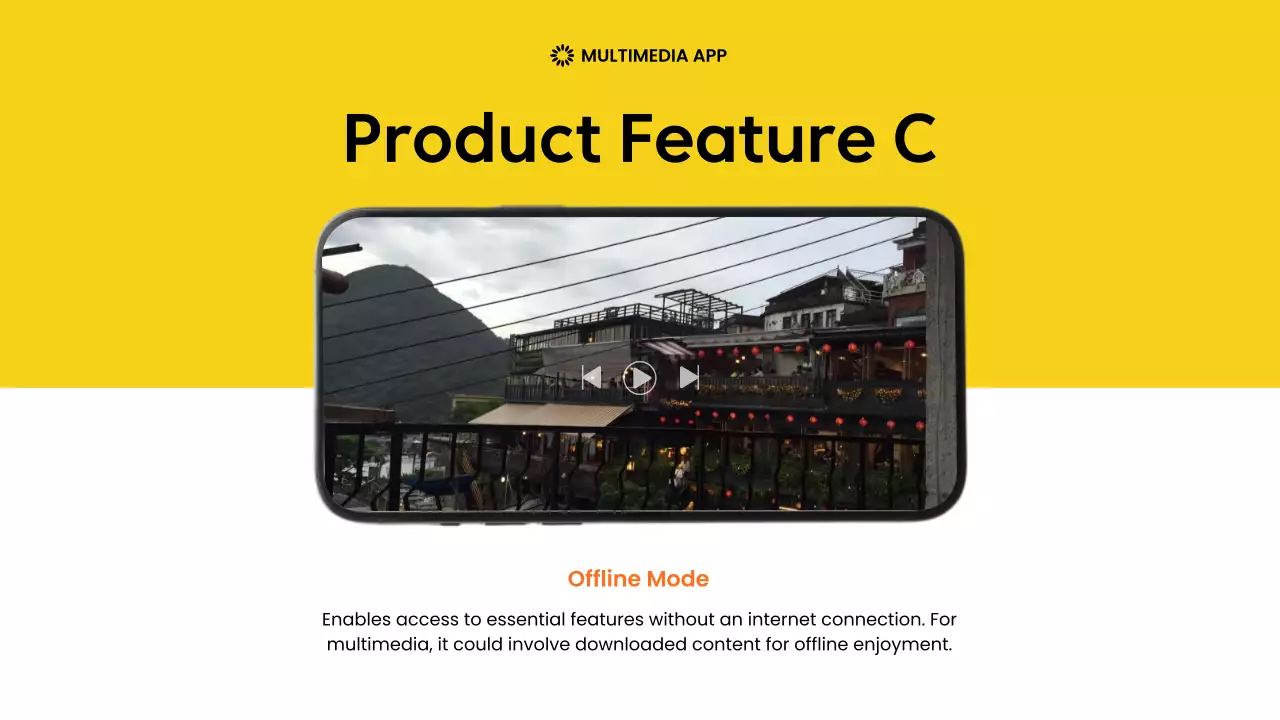 Yellow Modern Mobile Guide Presentation