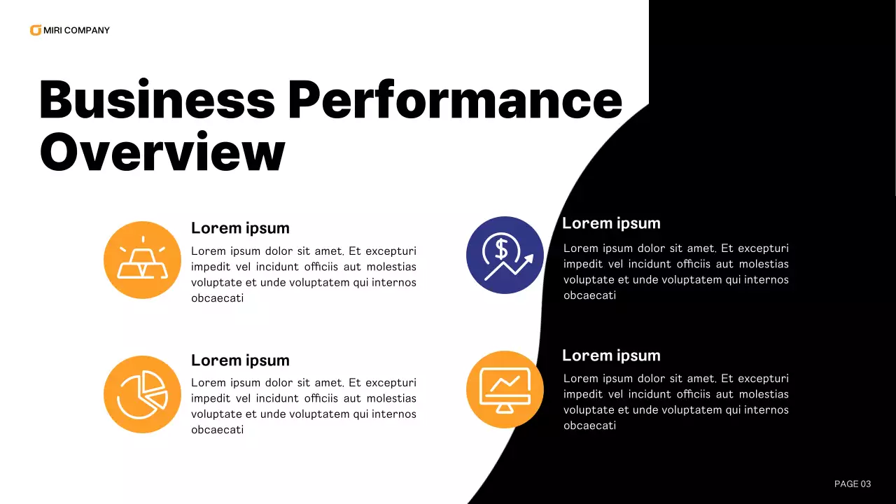 Blue Modern Business Report Presentation