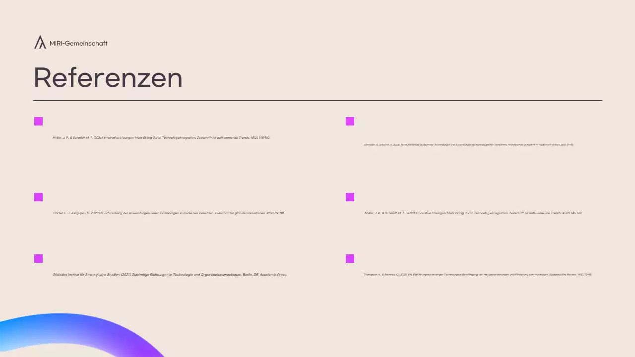 Moderne Konferenzpräsentation in Creme und 3d-Formen in voller Farbe