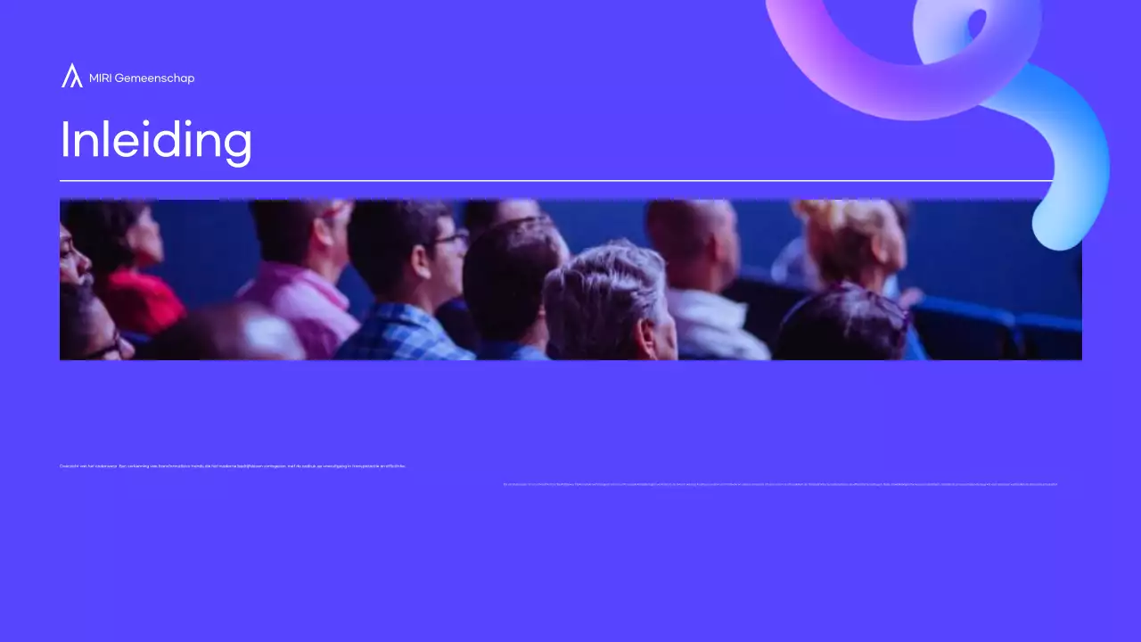 Moderne conferentiepresentatie crème en 3d vormen in kleur