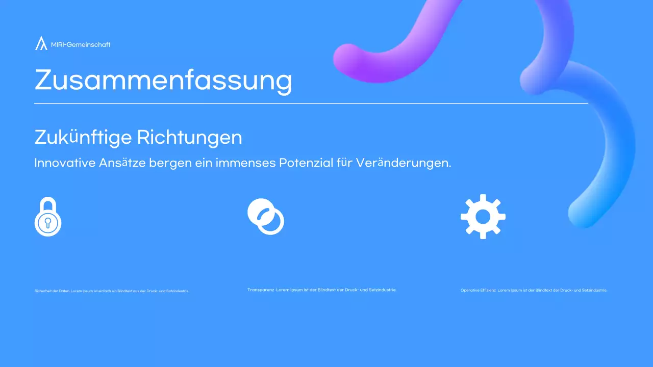 Moderne Konferenzpräsentation in Creme und 3d-Formen in voller Farbe