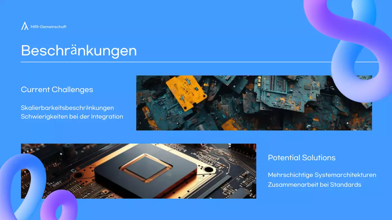 Moderne Konferenzpräsentation in Creme und 3d-Formen in voller Farbe