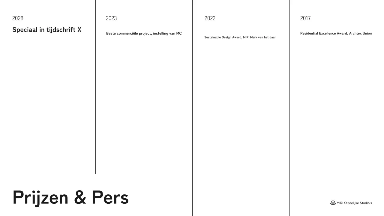 Zwart-wit portfolio moderne architectuur