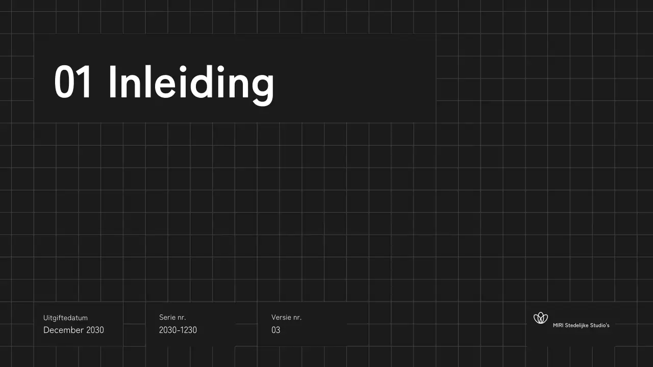 Zwart-wit portfolio moderne architectuur