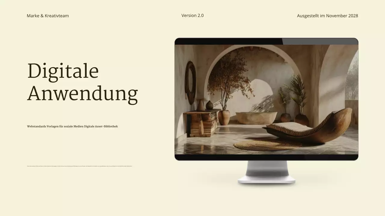 beige Markenleitlinie