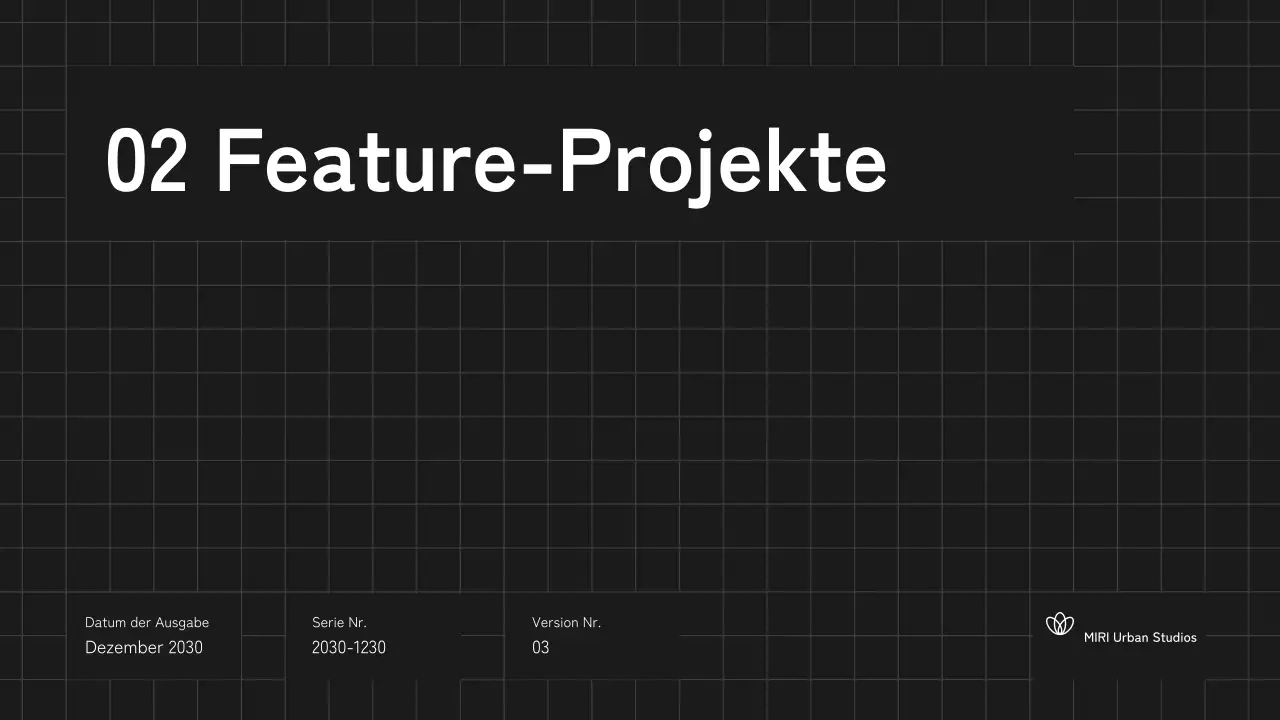 Schwarz-weißes Portfolio moderner Architektur