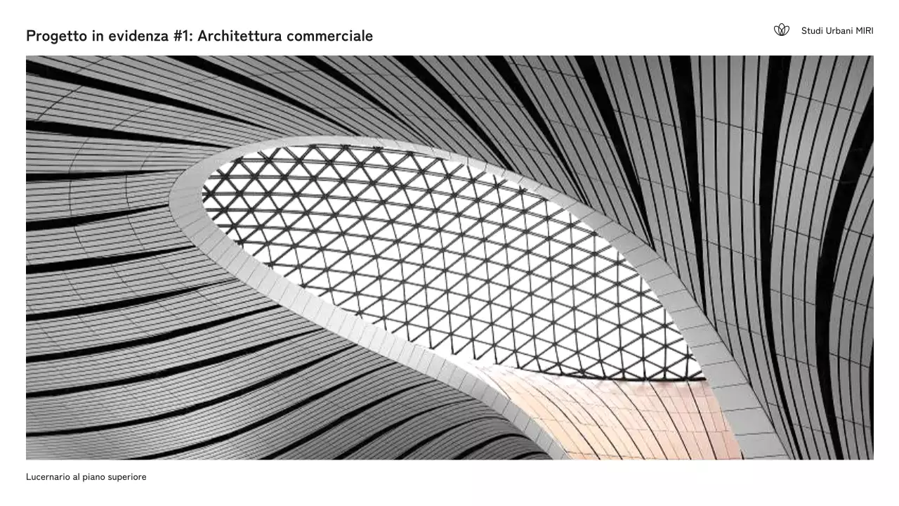 Portfolio di architettura moderna in bianco e nero