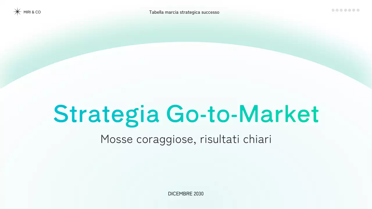 documento di strategia moderna della zecca