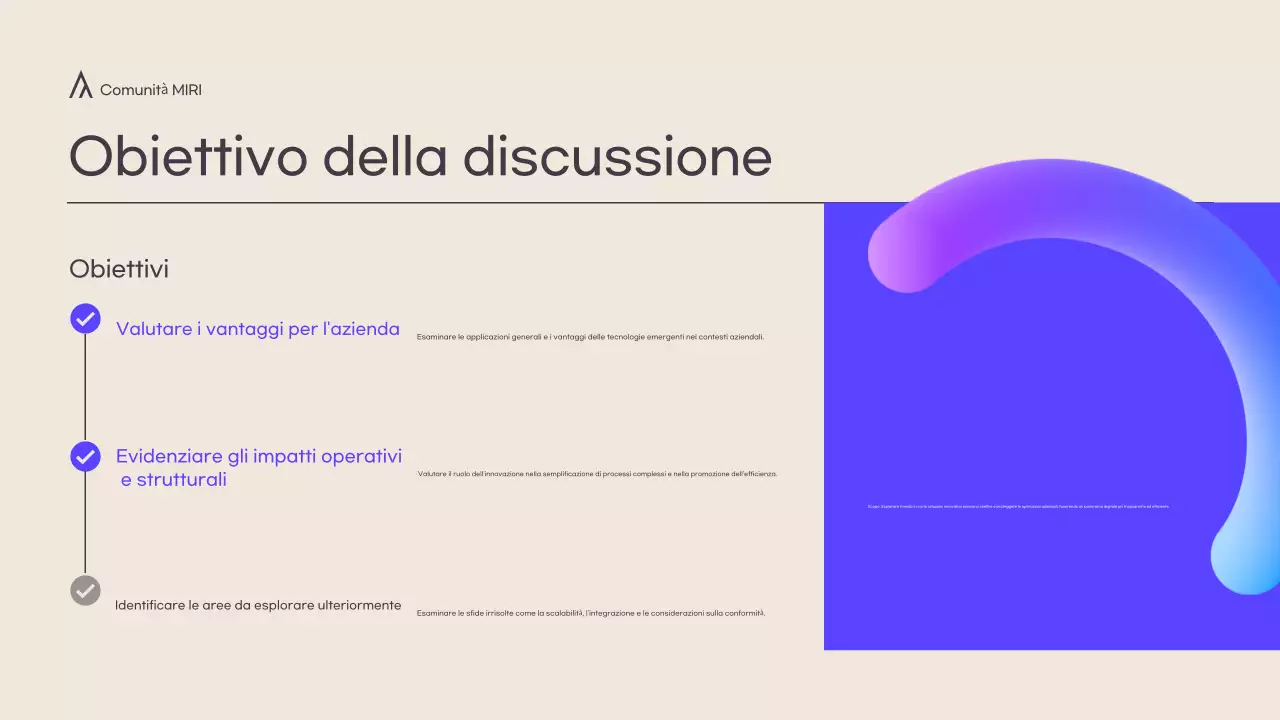 Moderne presentazioni di conferenze in crema e forme 3d a colori