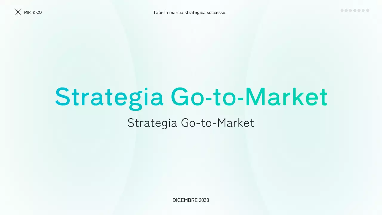 documento di strategia moderna della zecca