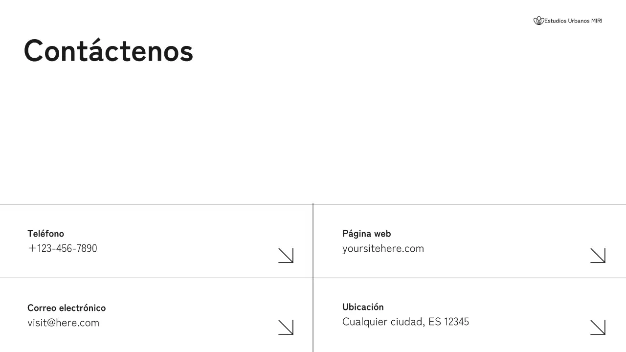 Cartera de arquitectura moderna en blanco y negro