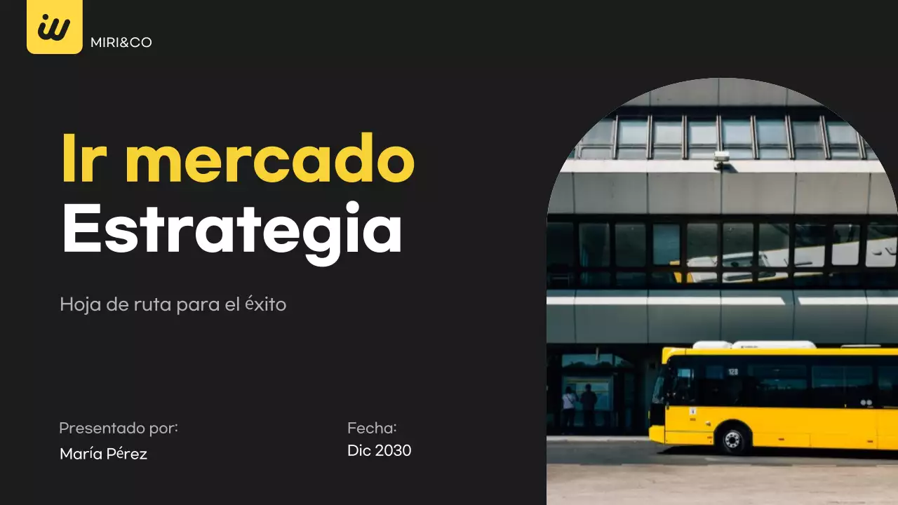 Plan de negocio Black Modern