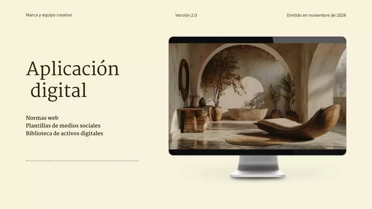 directrices de la marca beige