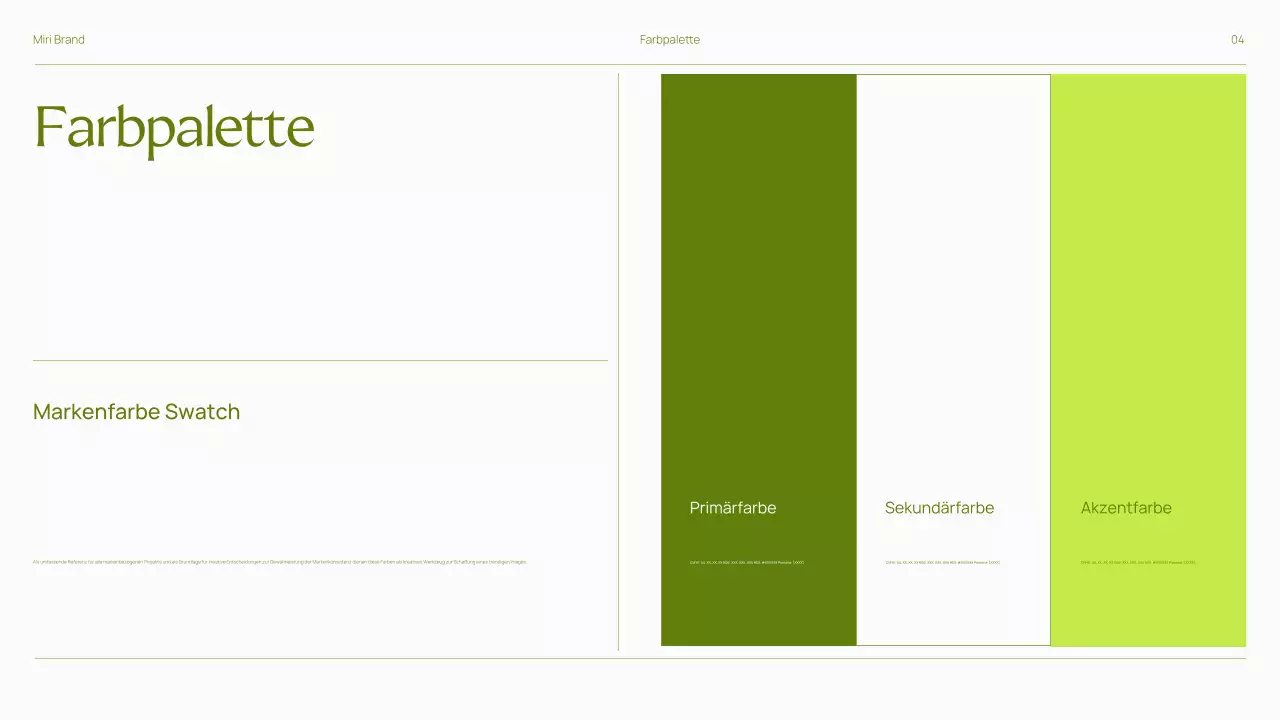 Trendy Bold Brand Guidelines Präsentation