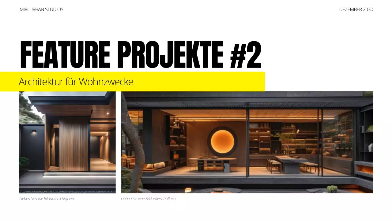 schwarz moderne architektur portfolio