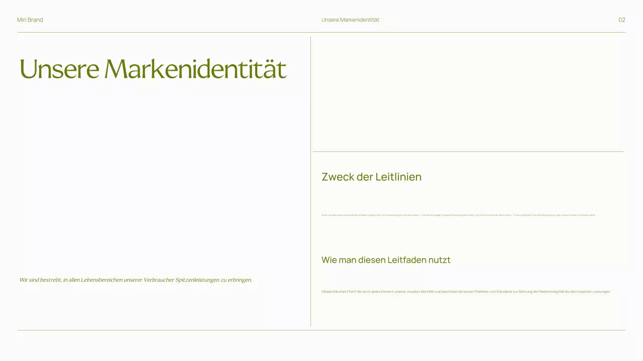 Trendy Bold Brand Guidelines Präsentation