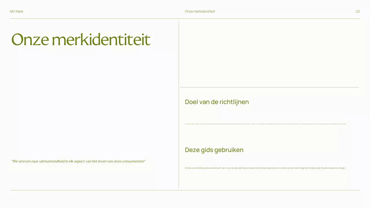 Presentatie Hippe Stoute Merkrichtlijnen