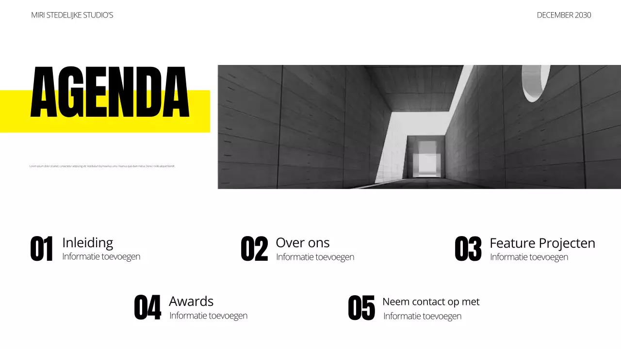 portfolio zwarte moderne architectuur