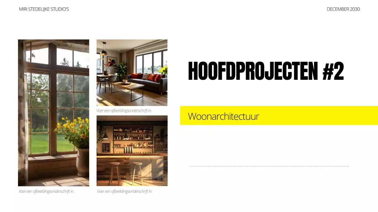 portfolio zwarte moderne architectuur