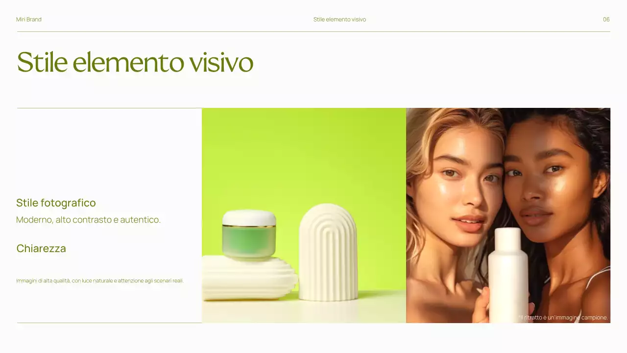 Presentazione delle linee guida del marchio Trendy Bold