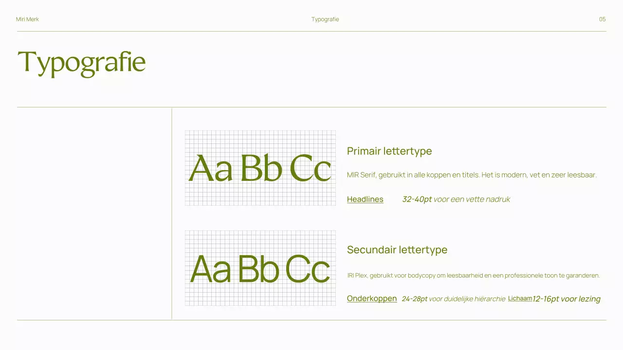 Presentatie Hippe Stoute Merkrichtlijnen