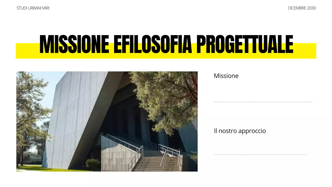 portfolio di architettura moderna nera