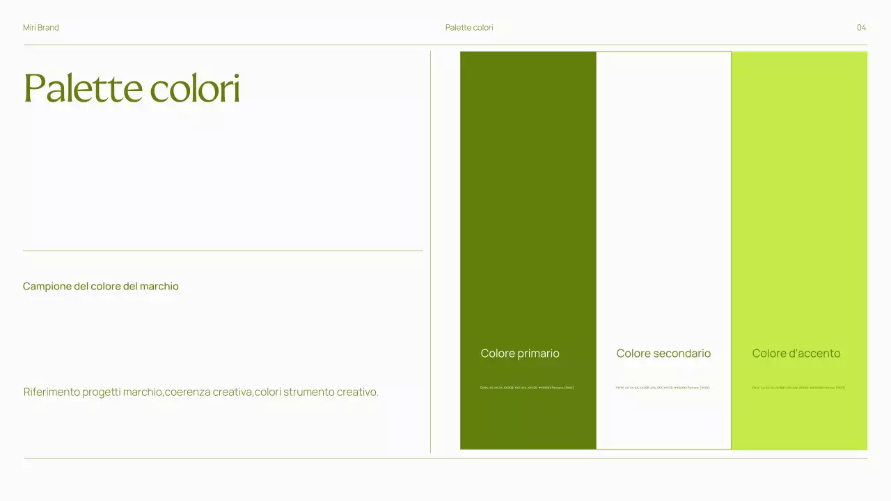 Presentazione delle linee guida del marchio Trendy Bold