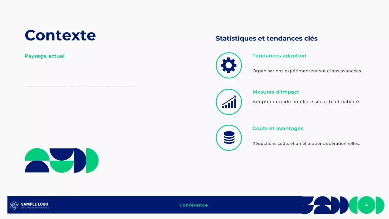 Présentation géométrique à la conférence