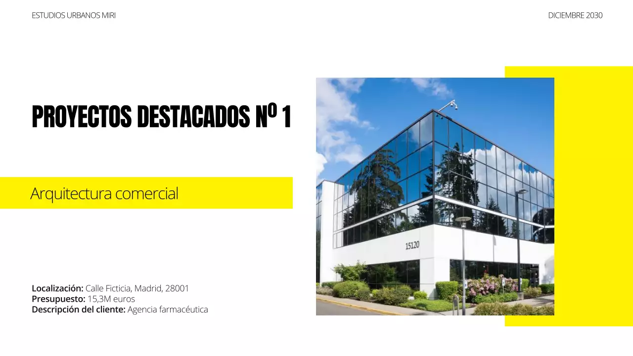 cartera negra de arquitectura moderna