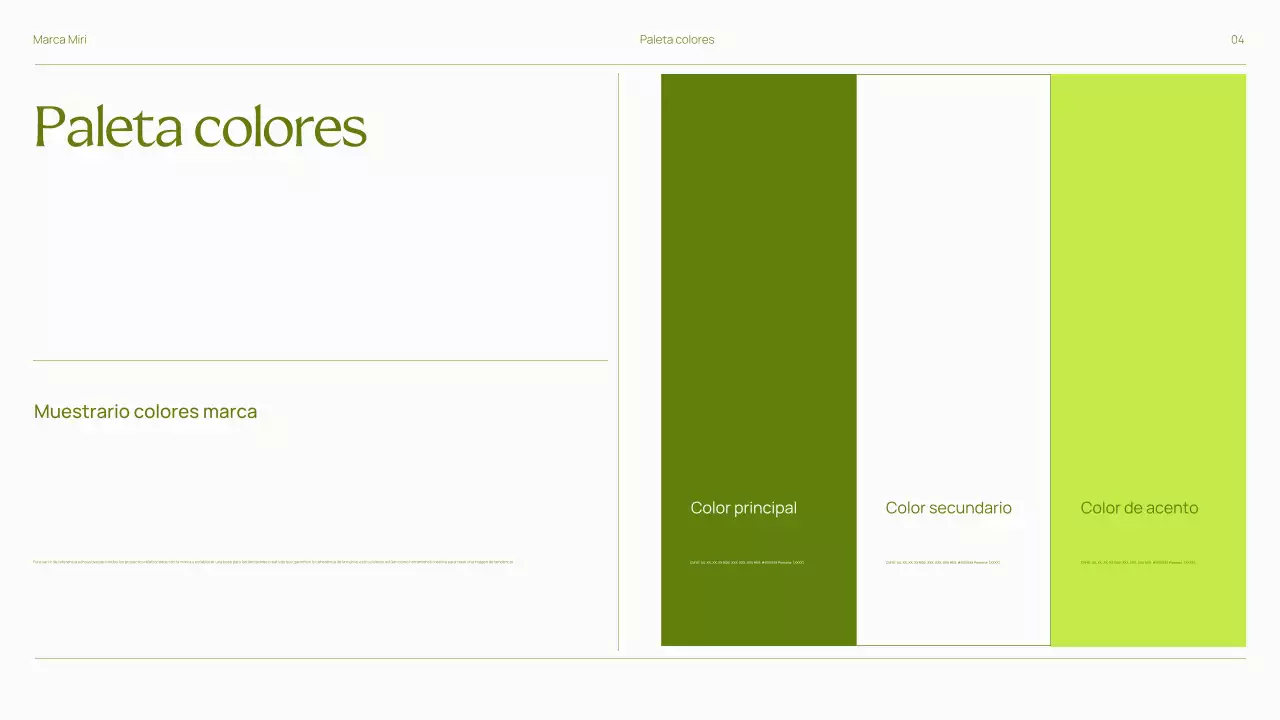 Presentación de las directrices de la marca Trendy Bold