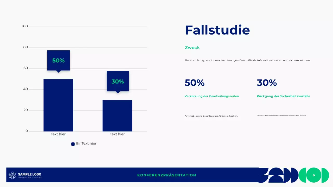 Geometrische Konferenzpräsentation