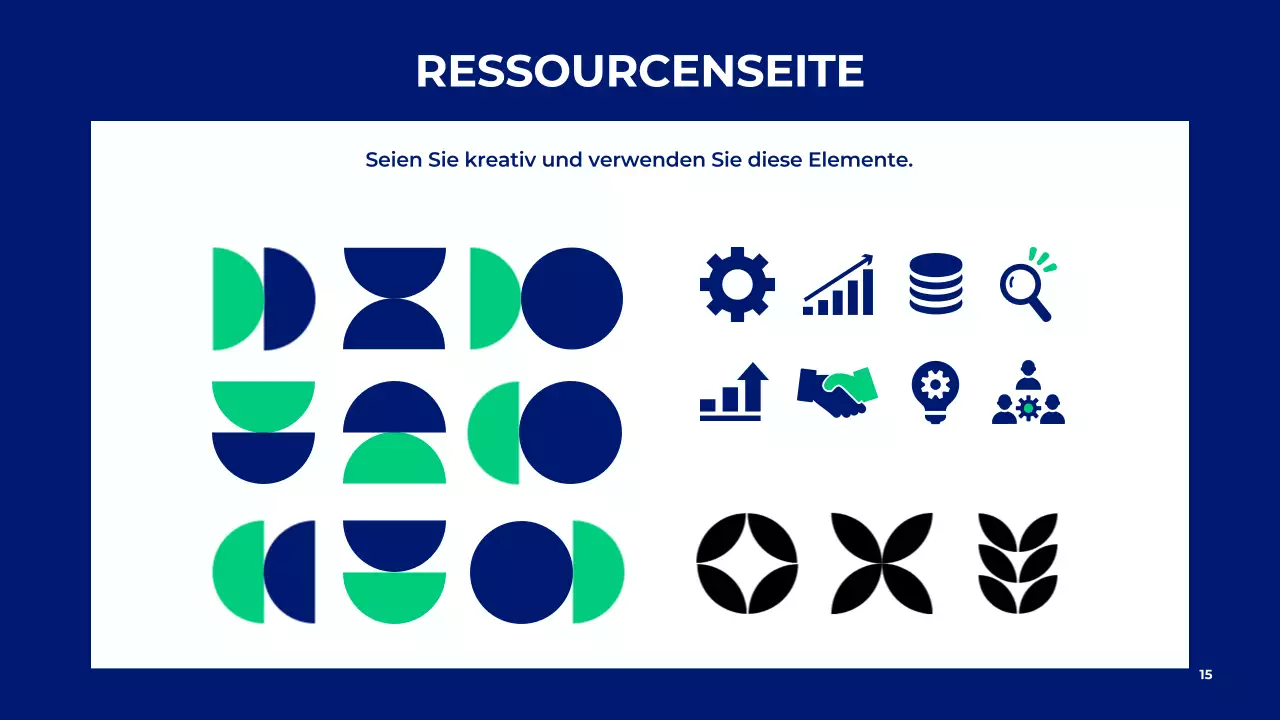 Geometrische Konferenzpräsentation