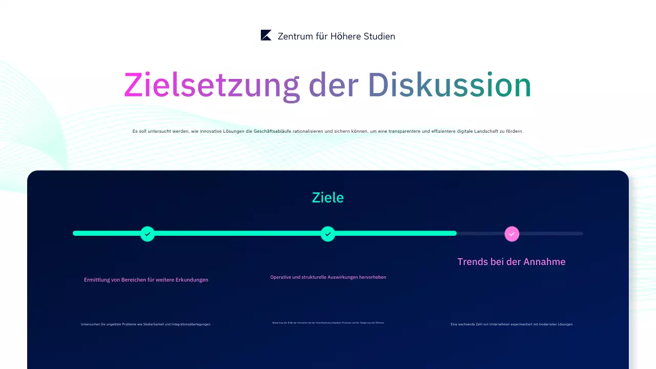 dark modern Konferenzankündigung