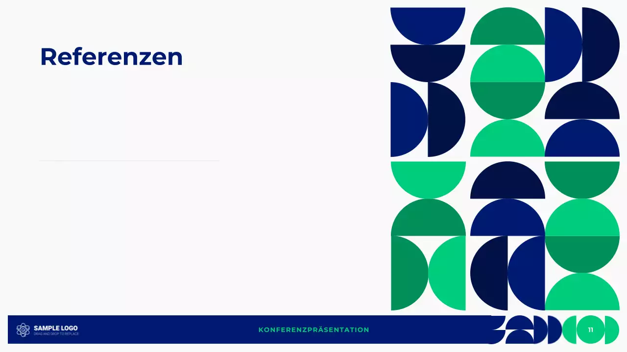 Geometrische Konferenzpräsentation