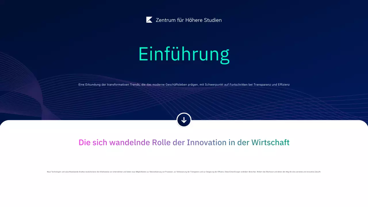 dark modern Konferenzankündigung