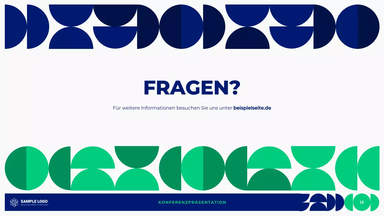 Geometrische Konferenzpräsentation