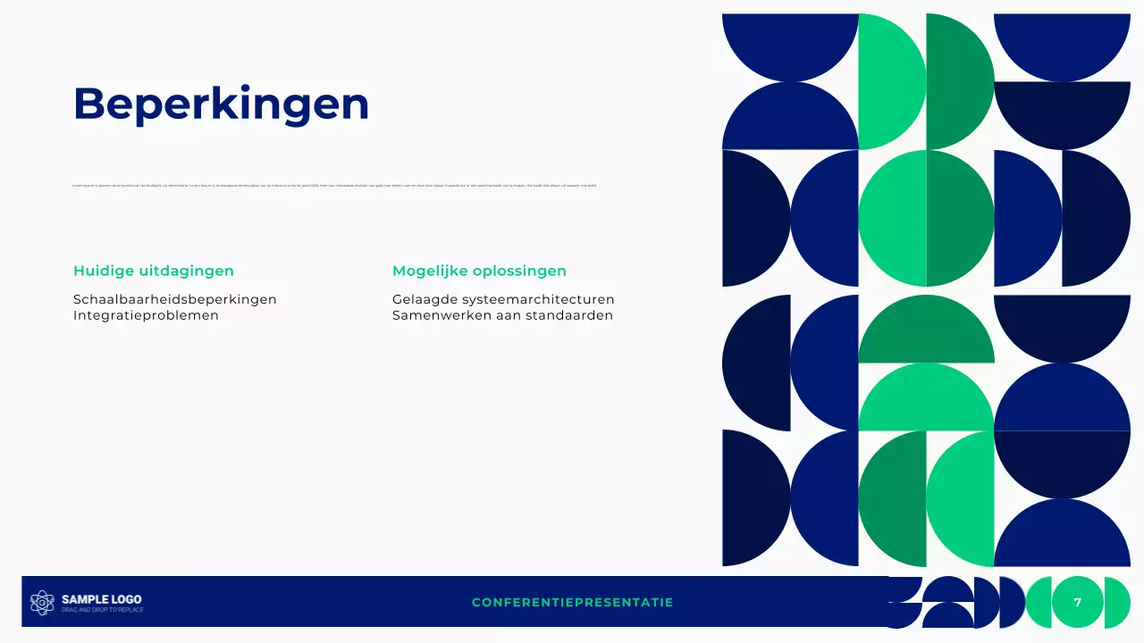 geometrische conferentiepresentatie