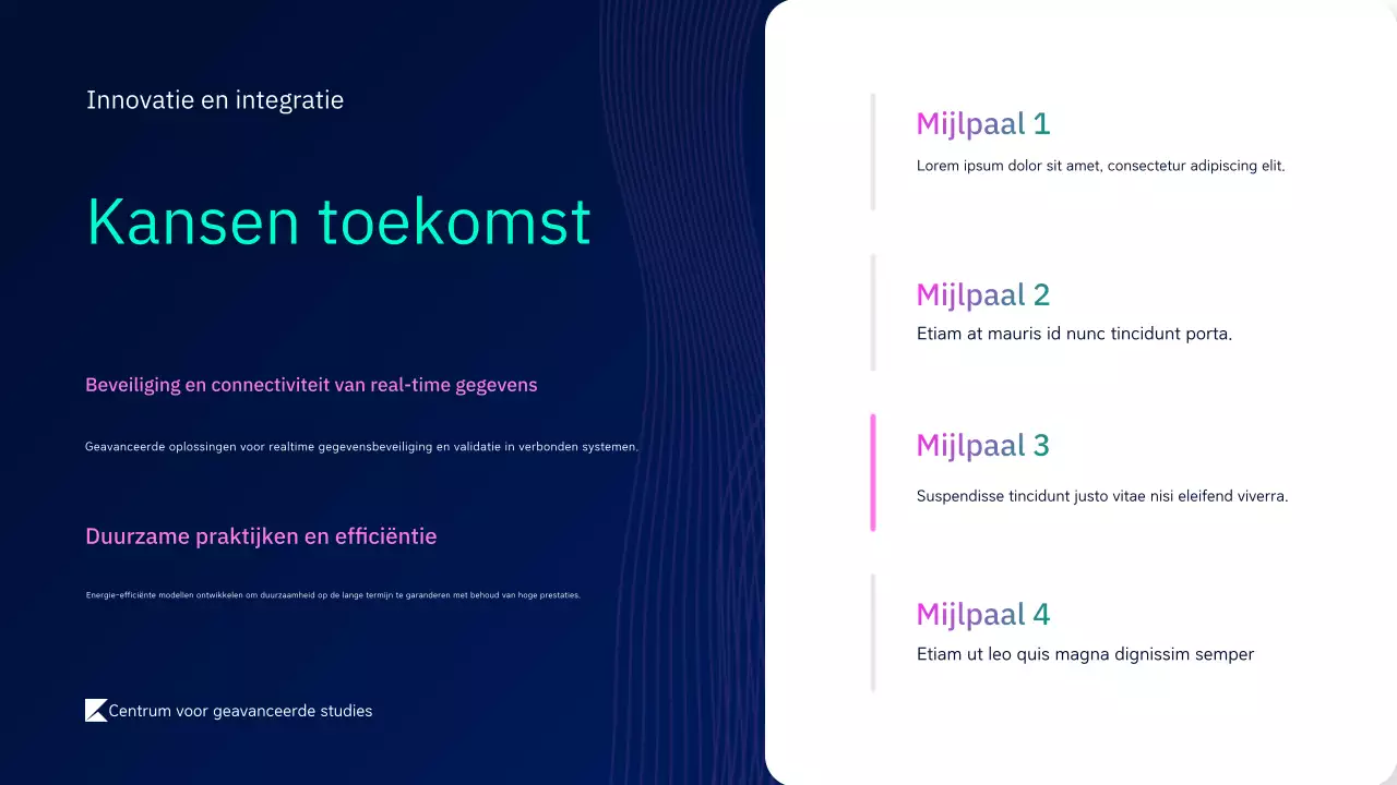 aankondiging conferentie dark modern