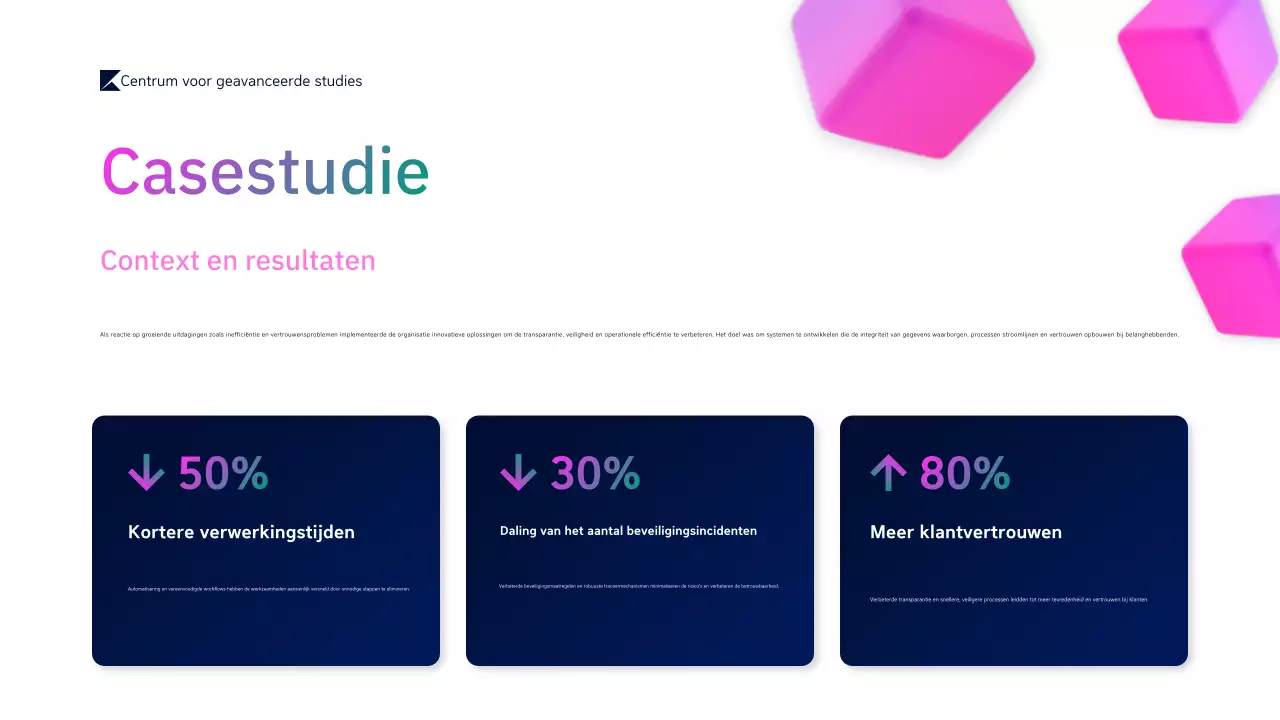 aankondiging conferentie dark modern