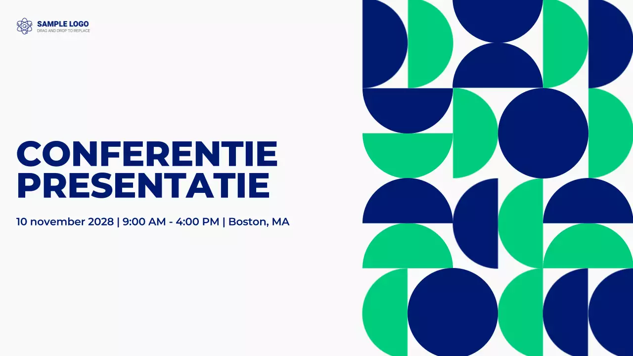 geometrische conferentiepresentatie