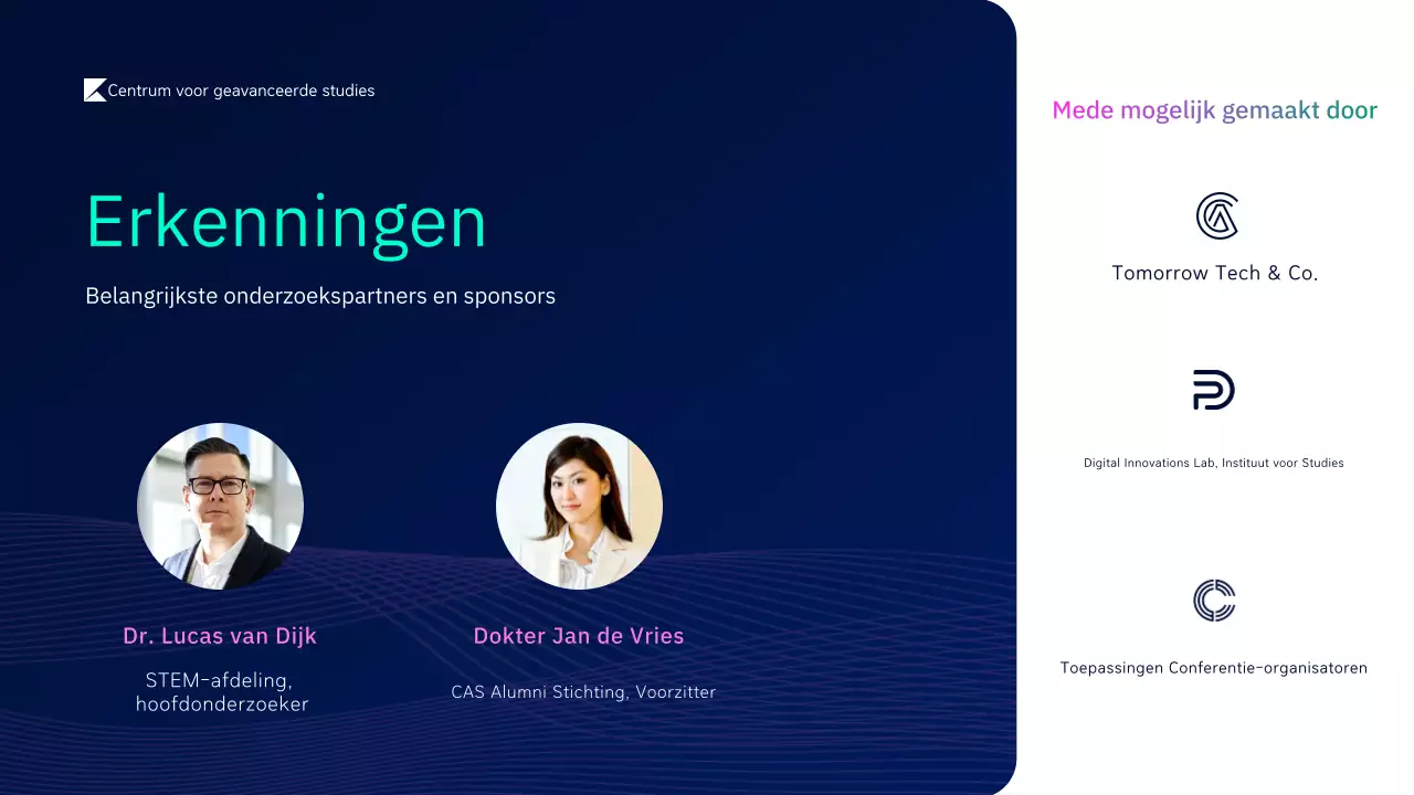 aankondiging conferentie dark modern