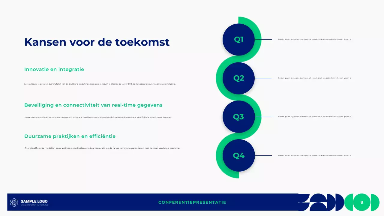 geometrische conferentiepresentatie