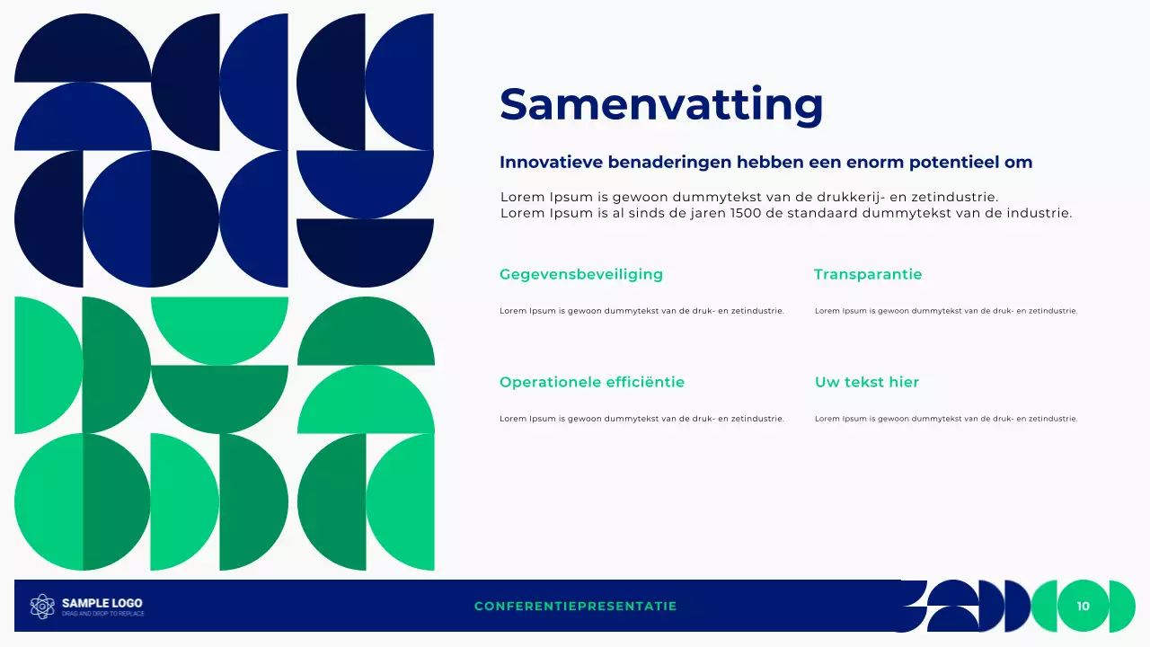 geometrische conferentiepresentatie