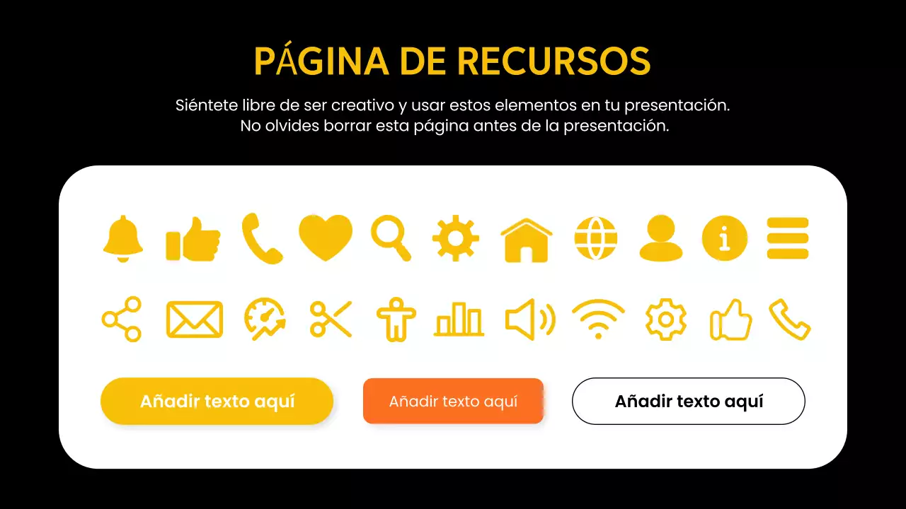 promoción de la aplicación móvil yellow modern