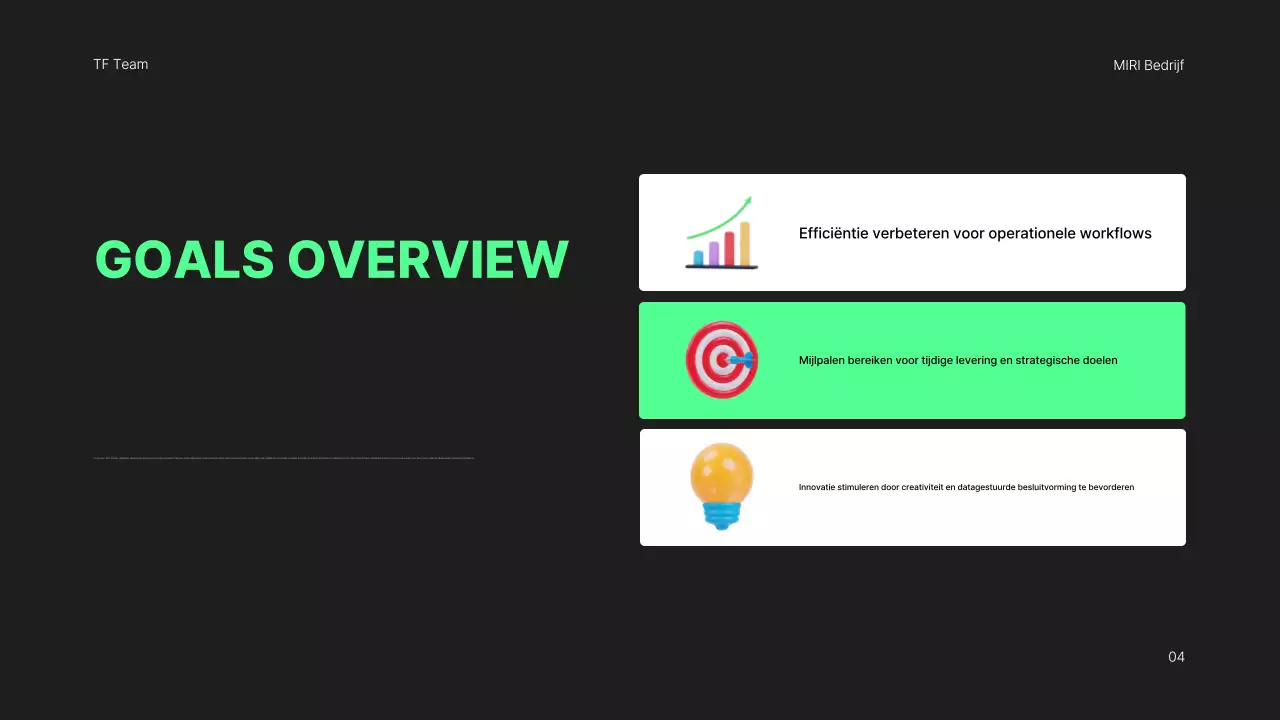 zwart modern maandoverzicht